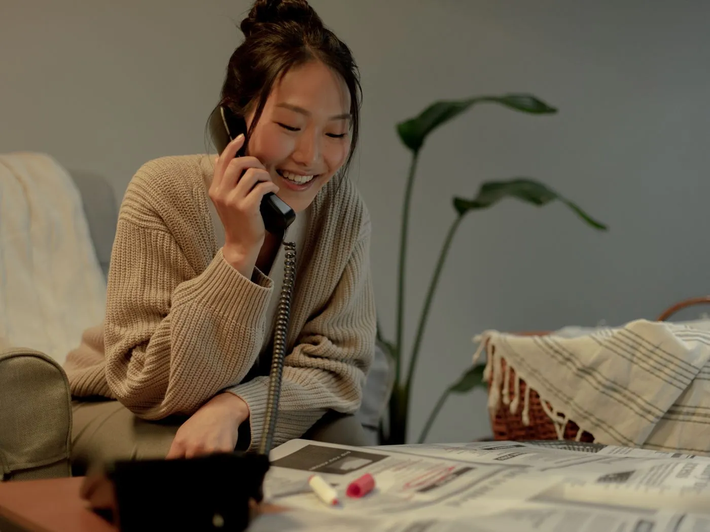 Telefonisch gesprek over je wensen voor zonnepanelen