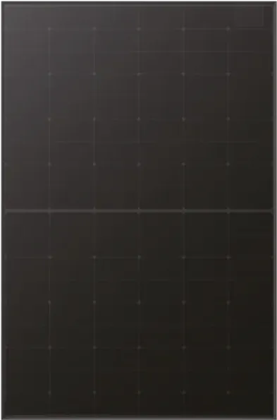 LONGi Hi-MO glas-glas full-black zonnepaneel, back-contact
